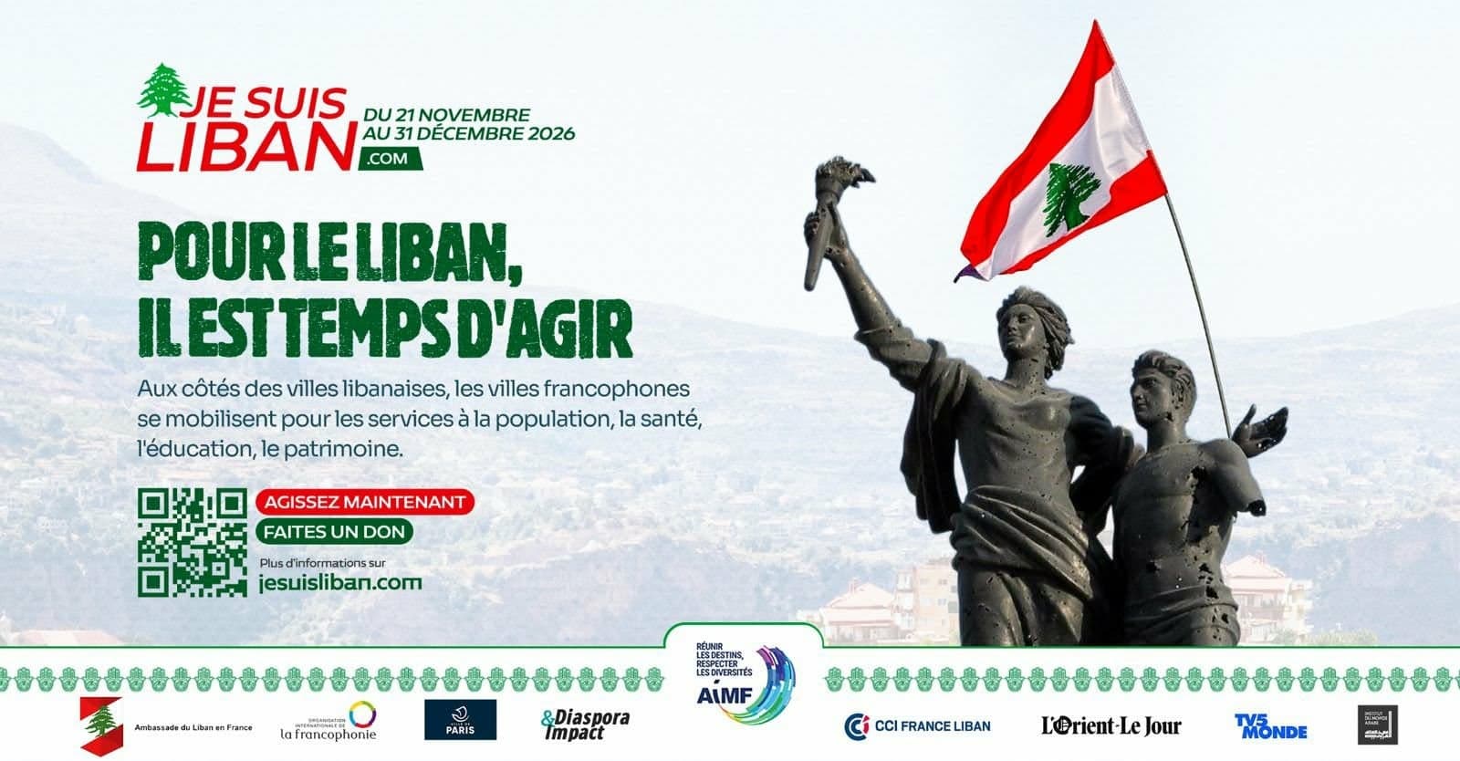 حملة Je suis Liban — من 21 نوفمبر إلى 31 ديسمبر 2026